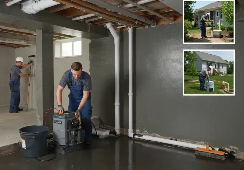 Basement Waterproofing and Flood Prevention process in South Gull Lake, MI